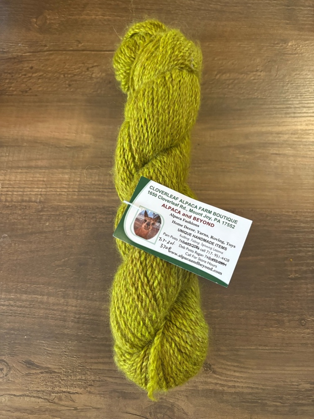 NWT Skein of Alpaca Yarn